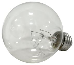 Sylvania 14191 Incandescent Bulb, 40 W, G25 Lamp, Medium E27 Lamp Base, 300 Lumens, 2850 K Color Temp