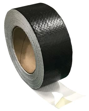 Protecto Wrap Deck Joist Tape Series 84490250SW Flashing Tape, 50 ft L, 2 in W, Poly Backing, Black