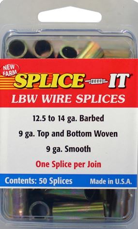 New Farm LBW5 Wire Splice, 4.3 in L Dimensions, Stainless Steel