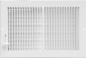 Imperial RG0291 Multi-Shutter Register, Steel, White