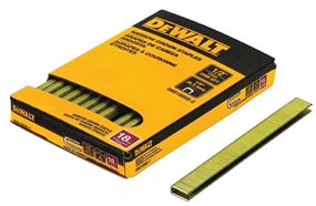 DEWALT DNS18050-2 Crown Staple, 1/4 in W Crown, 1/2 in L Leg, 18, Steel