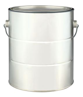 Valspar 60689 Empty Paint Can, 1 gal Capacity, Metal, Chrome