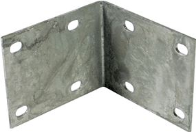 Playstar PS 1011 Inside Corner Bracket, Metal, Galvanized, For: PS 1013 Outside Corner Bracket, PS 1019 Gusset