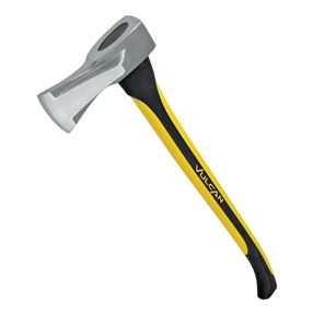 Vulcan 34530 Wood Splitting Maul with Handle, 4.5 lb Head, Fiberglass Handle, 36 in OAL