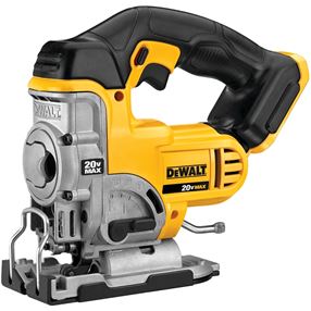 DEWALT DCS331B Jig Saw, Tool Only, 20 V, 3 Ah, 1 in L Stroke, 0 to 3000 spm, Includes: (2) Blades