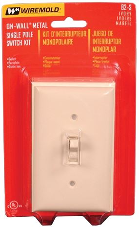 Wiremold B2S Switch Kit, Ivory