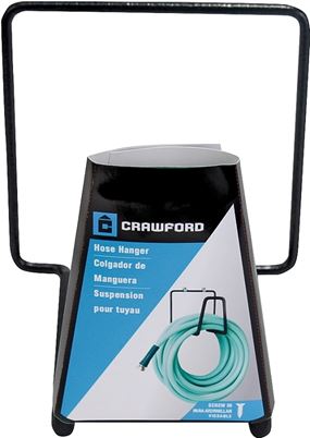 Crawford CMHH-6 Hose Hanger, 35 lb, Metal, Vinyl-Coated