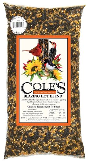 Cole's Blazing Hot Blend BH10 Blended Bird Seed, 10 lb Bag