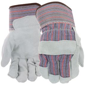 Boss Guard Series B71172-Y Gloves, Youth, Wing Thumb, Safety, Cotton, Light Gray