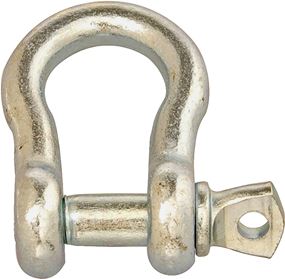 Campbell T9600835 Anchor Shackle, 1/2 in Trade, 2000 lb Working Load, Consumer Grade, Carbon Steel, Zinc