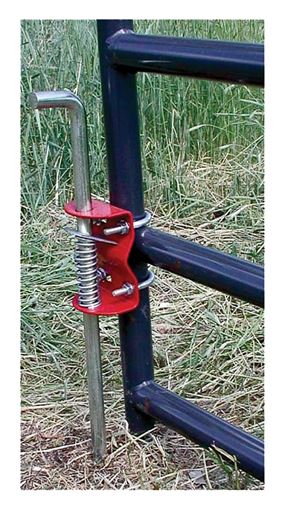 SpeeCo S16100200 Gate Anchor, Steel, Red, For: 1-5/8 to 2 in OD Round Tube Gate