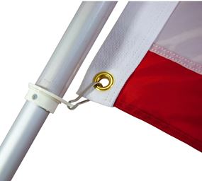 Valley Forge 60733 Flag Pole, 1 in Dia, Aluminum