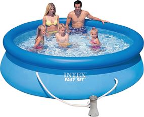 Intex Easy Set 28121EH Pool Set, 1018 gal, Vinyl