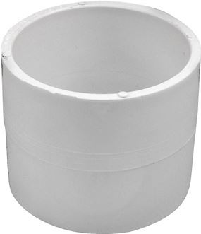 Canplas 193004R Repair Coupling, 4 in, Hub, PVC, White