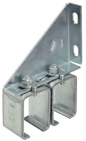 National Hardware N104-752 Double Splice Bracket, Steel, Galvanized, For: #5114 or #5116 Double Run Box Rail, Pack of 2