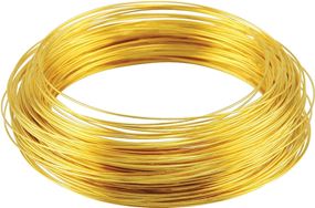 Hillman 50150 Utility Wire, 25 ft L, 16, Brass