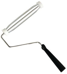 ProSource CFA9641-12 Roller Frame, Polypropylene Handle, Threaded Handle, Black Handle