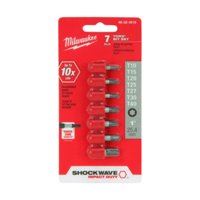 Milwaukee 48-32-4615 Insert Bit Set, 7-Piece, Steel