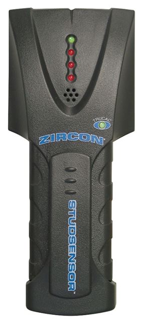 Zircon 62168 Stud Sensor, 1.18 in L x 2.33 in W x 5.54 in H Dimensions, 9 V Battery, 3/4 in Detection