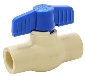 B & K 107-125HN Ball Valve, 1 in Connection, Compression, 100 psi Pressure, CPVC Body