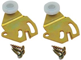 Johnson Hardware 2216PPK2 Wheel Offset Hanger Set, Nylon/Steel