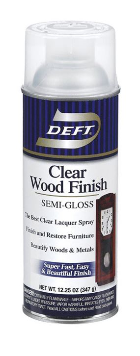 Deft Wood Finish Lacquer Semi-Gloss 12-1/4 oz.