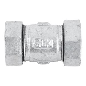 B & K Schedule 40 1/2 in. Dia. x 1/2 in. Dia. Compression To Compression Galvanized Galvanized S