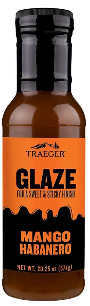 Traeger GLZ002 Barbeque Glaze, Mango Habanero, 12 oz Bottle, Pack of 6