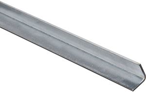 Stanley Hardware 4010BC Series N179-945 Angle Stock, 1 in L Leg, 72 in L, 0.12 in Thick, Steel, Galvanized