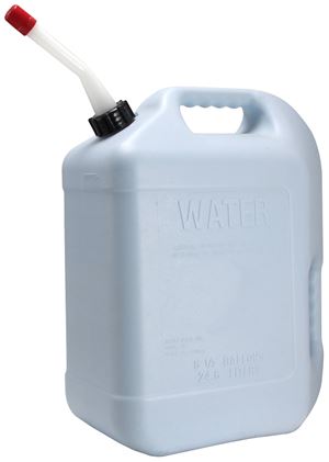 Hopkins 50863 Water Can, 6.5 gal Can, Self-Venting Spout, Polyethylene