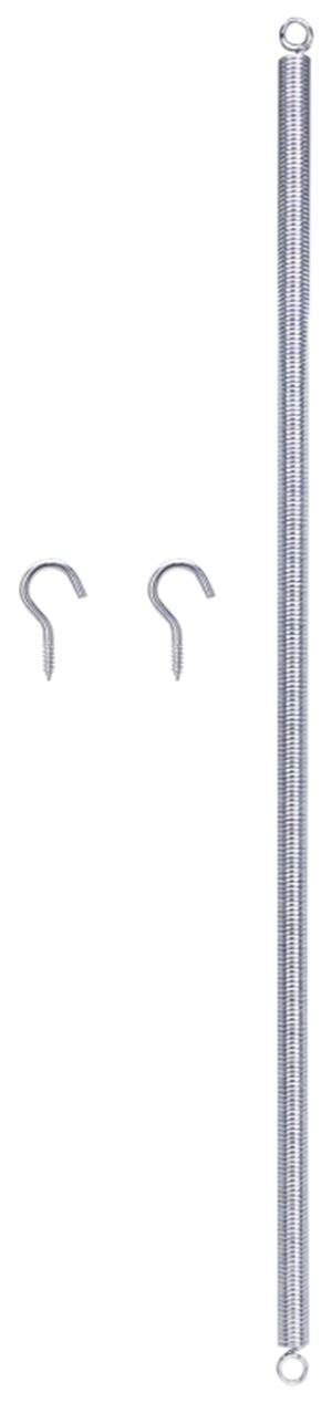 ProSource LR1013L Door Spring, 23/64 in Dia, 16 in L, Steel, Zinc