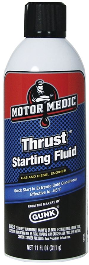 Motor Medic M3815 Starting Fluid, 11 oz, Aerosol Can