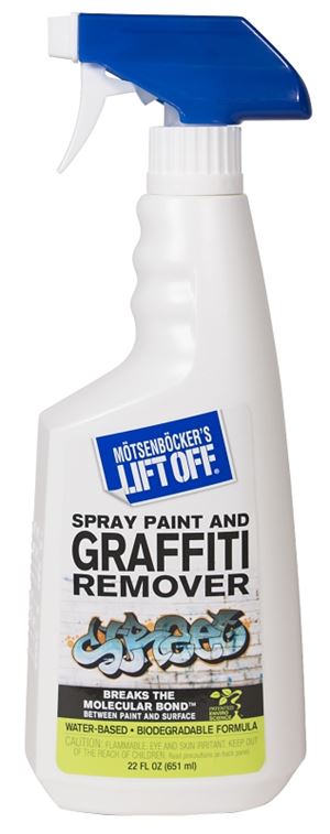 Motsenbocker's Lift Off 411-01 Graffiti Remover, Liquid, Mild, Clear, 22 oz, Bottle