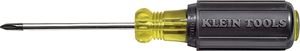 Klein Tools 603-4 Screwdriver, #2 Drive, Phillips Drive, 8-1/4 in OAL, 4 in L Shank, Acetate Handle, Cushion-Grip Handle