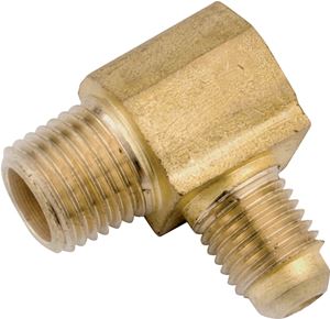 Anderson Metals 754049-0808 Tube Elbow, 1/2 in, 90 deg Angle, Brass, 750 psi Pressure, Pack of 5