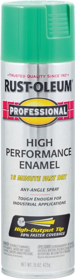 Rust-Oleum 7533838 Safety Spray Paint, Gloss, Safety Green, 15 oz, Can