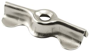 Prime-Line 796-7300 Double Wing Clip, Steel, Pack of 6