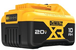 DEWALT DCB210 Rechargeable Battery Pack, 20 V Battery, 10 Ah, 1 hr Charging