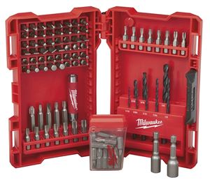 Milwaukee 48-89-1561 Drill/Drive Set, 95-Piece, Steel, Black Oxide