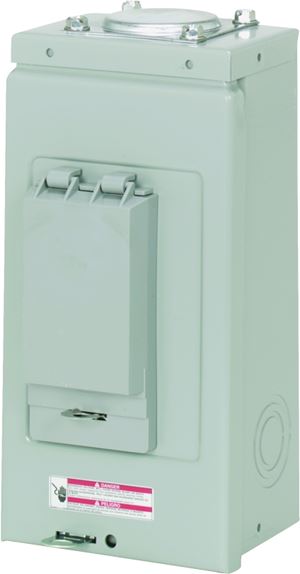 Cutler-Hammer CH CH2L70RP Load Center, 70 A, 2 -Space, 4 -Circuit, Main Lug, NEMA 3R Enclosure