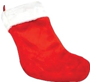 Hometown Holidays 28911 Christmas Stocking, Polyester, Red/White, Pack of 36