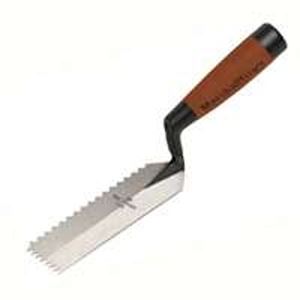 Marshalltown 52VND Margin Trowel, 5 in L Blade, 2 in W Blade, Steel Blade, DuraSoft Handle