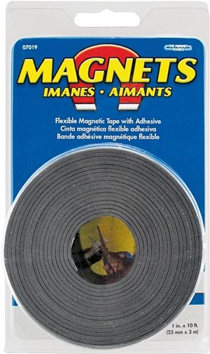 Magnet Source 07019 Magnetic Tape, 10 ft L, 1 in W