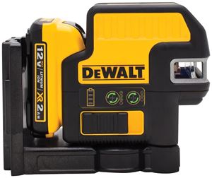 DEWALT DW0825LG-QU Laser Level, 165 ft, +/-1/8 in at 30 ft Accuracy, Green Laser