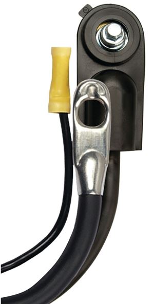 CCI Maximum Energy 32-4L Battery Cable with Lead Wire, 4 AWG Wire, Black Sheath