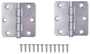 ProSource LR-110-PS Door Hinge, Steel, Zinc, Loose Pin, 180 deg Range of Motion, Screw Mounting