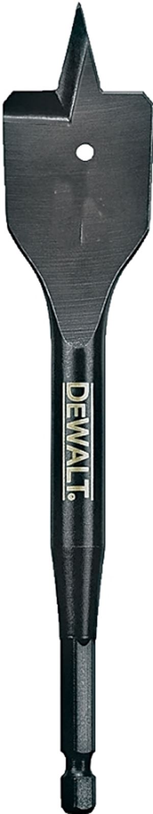 DEWALT DW1580 Spade Drill Bit, 7/8 in Dia, 6 in OAL, 1/4 in Dia Shank, Hex Shank