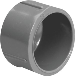 Lasco 847020BC Pipe Cap, 2 in, Slip, PVC, SCH 80 Schedule