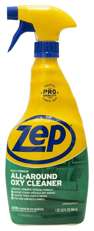 Zep ZUAOCD32 Oxy Cleaner and Degreaser, 1 qt Spray Dispenser, Liquid, Pleasant
