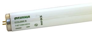 Sylvania 22435 Fluorescent Bulb, 40 W, T12 Lamp, Medium Lamp Base, 3000 Initial Lumens, 4100 K Color Temp, Pack of 15